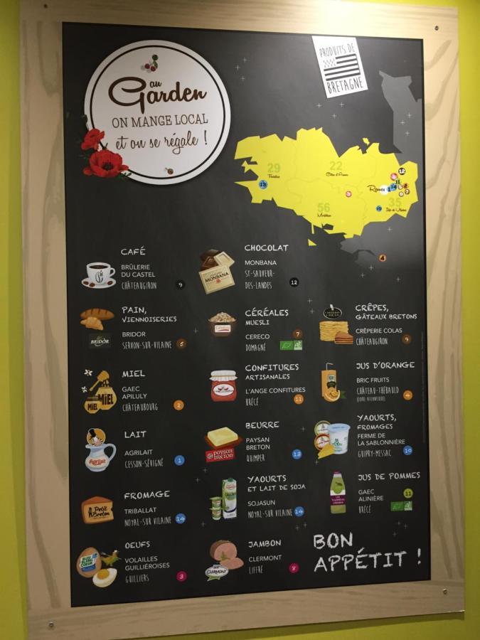 Garden Apparts Rennes Centre Gare Εξωτερικό φωτογραφία
